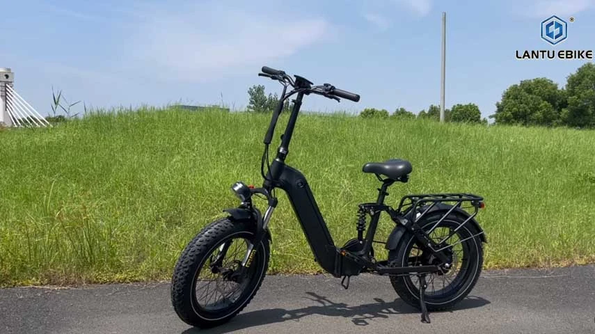 New Arrival Fat Tire Folding Ebike with Gates Belt Drive System